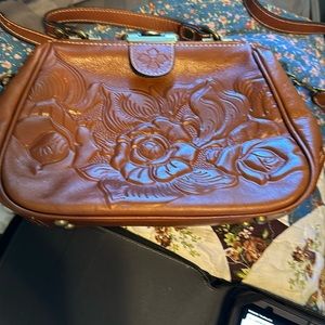 Brown Patricia Nash shoulder bag very good condition